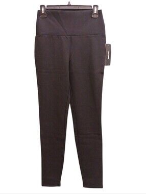Daily Look NWT High-Waist Solid Black Ponte Leggings Size Small
